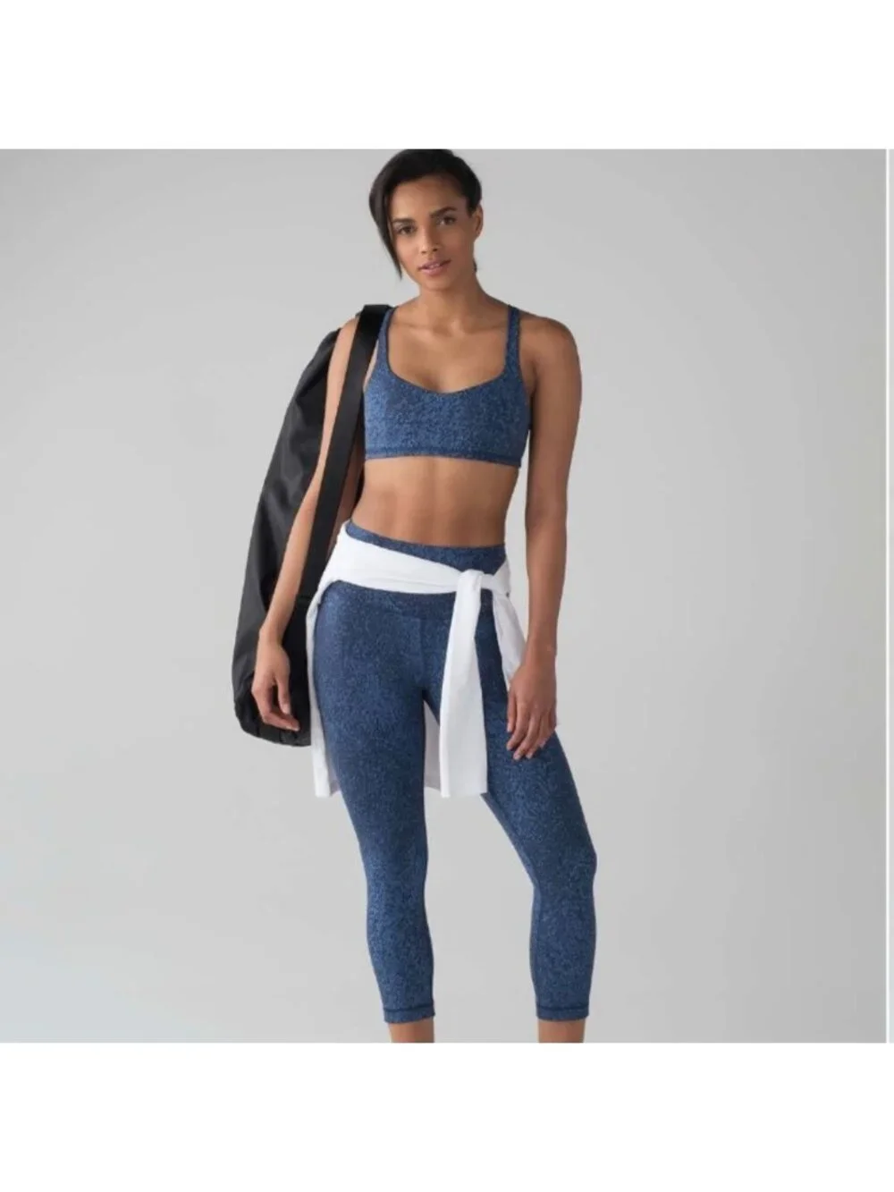 Lululemon Wunder Under Crop (Hi-Rise) (Luxtreme)Power Luxtreme Mineral Deposit